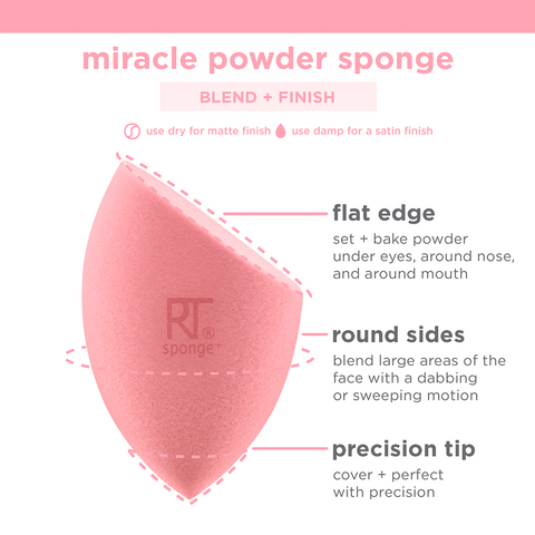 Real Techniques® - Miracle Complexion & Miracle Powder Sponge Set    Fantastic Look Albania Tirana