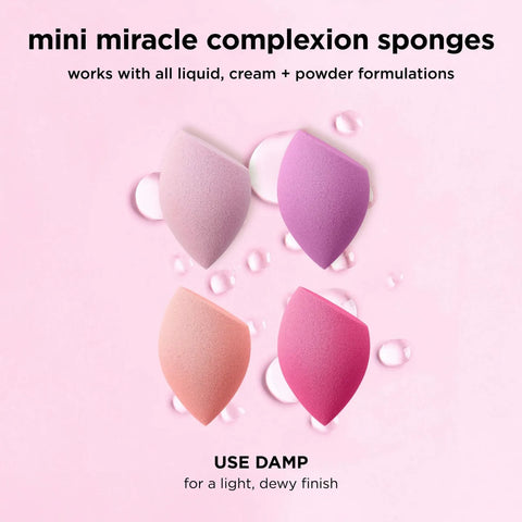 Real Techniques - 4 Mini Miracle Complexion Sponges