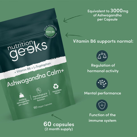 Nutrition Geeks - Ashwagandha Calm+ Fantastic Look Albania Tirana