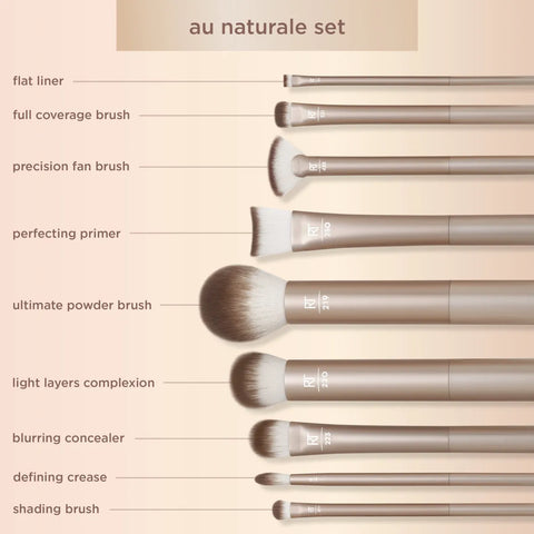 Real Techniques - Au Naturale Complete Brush Kit Fantastic Look Albania Tirana