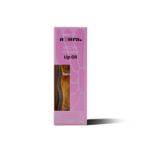 Face Facts - Auura Lip Oil Golden Shimmer 8ml Fantastic Look Albania Tirana