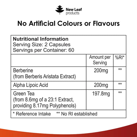 New Leaf - Berberine + ALA 120 Kapsula Fantastic Look Albania Tirana