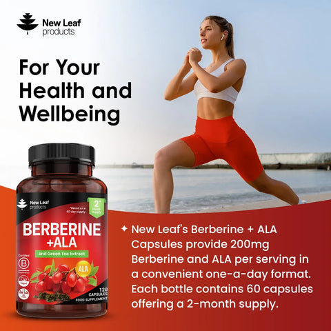 New Leaf - Berberine + ALA 120 Kapsula Fantastic Look Albania Tirana