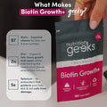 Nutrition Geeks - Biotin Growth+ Fantastic Look Albania Tirana