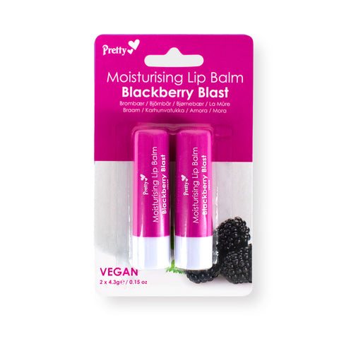 Pretty - Blackberry Blast Moisturising Lip Balm Duo Fantastic Look Albania Tirana