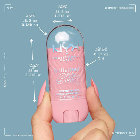 NYX - Buttermelt Stix Glow Boosting Highlighter 09 Melt Down 5g Fantastic Look Albania Tirana