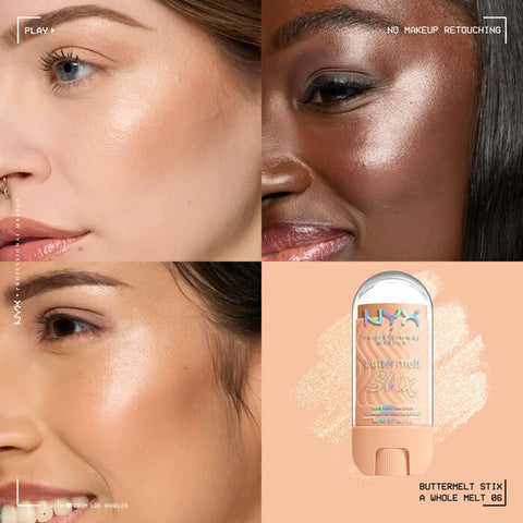 NYX - Buttermelt Stix Glow Boosting Highlighter 06 A Whole Melt 5g Fantastic Look Albania Tirana