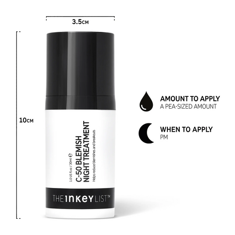 The INKEY List - C-50 Blemish Night Treatment    Fantastic Look Albania Tirana