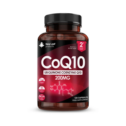 New Leaf - CoQ10 Ubiquinone Coenzyme Q10 200mg 120 Kapsula Fantastic Look Albania Tirana