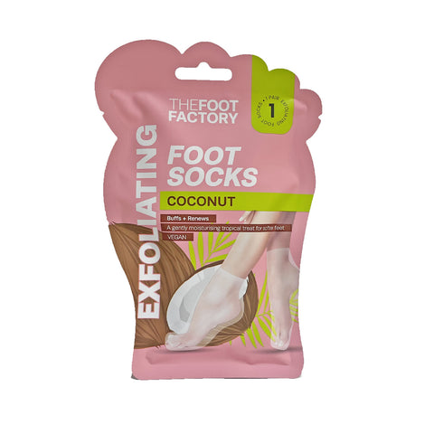 The Foot Factory - Coconut Exfoliating Foot Socks    Fantastic Look Albania Tirana