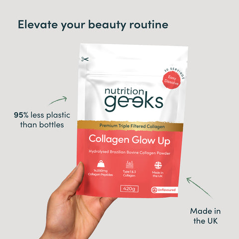 Nutrition Geeks - Collagen Glow Up Powder Fantastic Look Albania Tirana