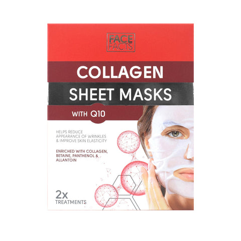 Face Facts - Collagen & Q10 Replenshing Sheet Mask Fantastic Look Albania Tirana