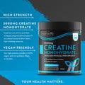Nutravita - Creatine Monohydrate Powder 5000mg Fantastic Look Albania Tirana