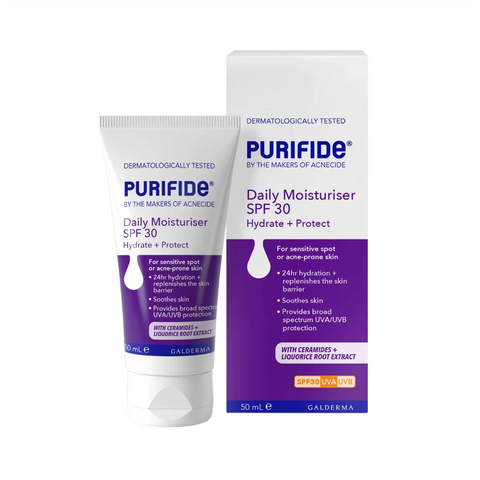 Purifide - Daily Moisturiser SPF 30 Hydrate + Protect 50ml Fantastic Look Albania Tirana