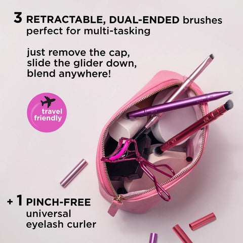 Real Techniques - Double Time Brush + Lash Set Fantastic Look Albania Tirana