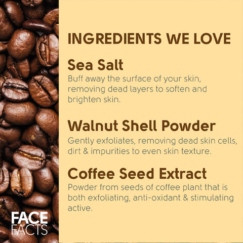 Face Facts - Dry Exfoliating Coffee Body Scrub Fantastic Look Albania Tirana