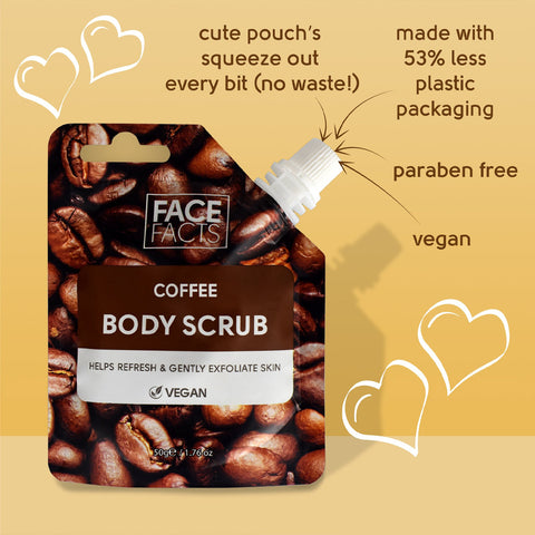 Face Facts - Dry Exfoliating Coffee Body Scrub Fantastic Look Albania Tirana