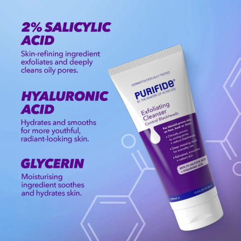 Purifide - Blackhead Control 2% SA Deep Exfoliating Cleanser 120ml Fantastic Look Albania Tirana
