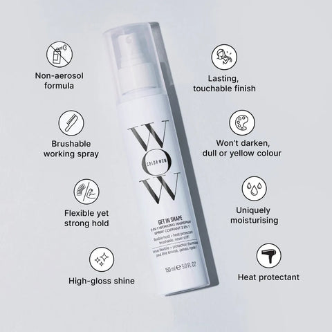COLOR WOW - Get In Shape 2-in-1 Working Hairspray with Heat Protection 150ml