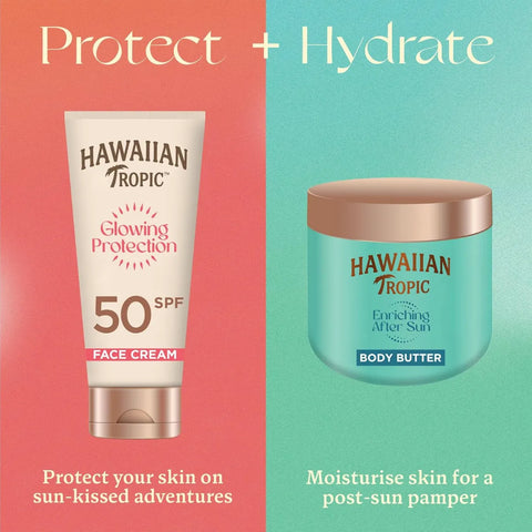 Hawaiian Tropic - Glowing Protection Face Cream Lotion SPF 50 50ml