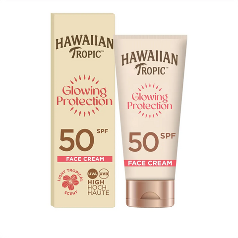 Hawaiian Tropic - Glowing Protection Face Cream Lotion SPF 50 50ml