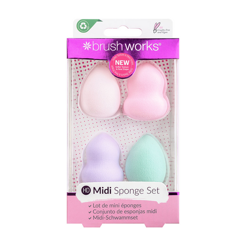 Brushworks - HD Midi Blender Sponge Set    Fantastic Look Albania Tirana