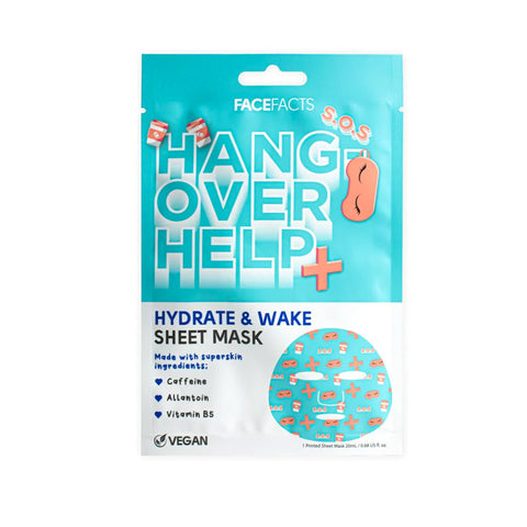 Face Facts - Hangover Help Hydrating Sheet Mask Fantastic Look Albania Tirana