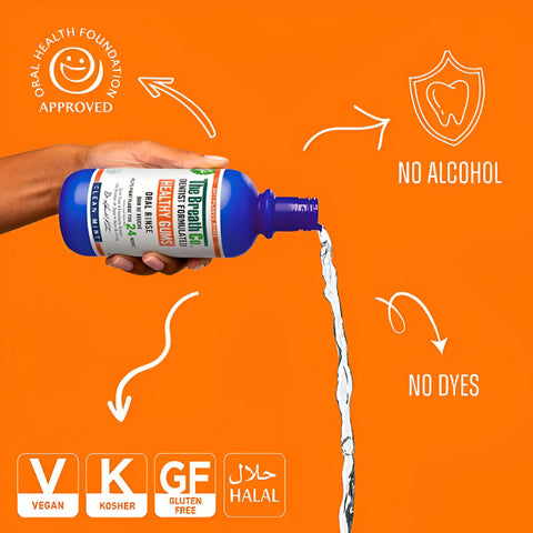 The Breath Co. - Healthy Gums Clean Mint Oral Rinse Fantastic Look Albania Tirana