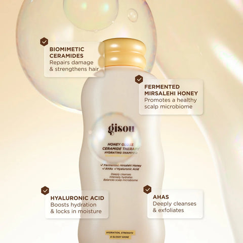 Gisou - Honey Gloss Ceramide Therapy Hydrating Shampoo 250ml Fantastic Look Albania Tirana