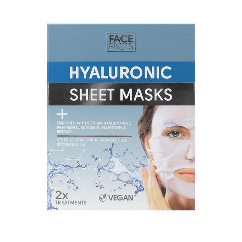 Face Facts - Hyaluronic Hydrating Sheet Mask Fantastic Look Albania Tirana