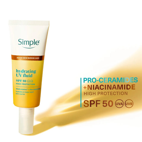 Simple - Hydrating UV Fluid SPF 50 UVA/UVB 40ml Fantastic Look Albania Tirana