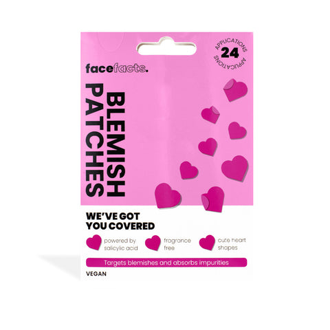 Face Facts - Hydrocolloid Blemish Patches - Hearts 24 Patches Fantastic Look Albania Tirana