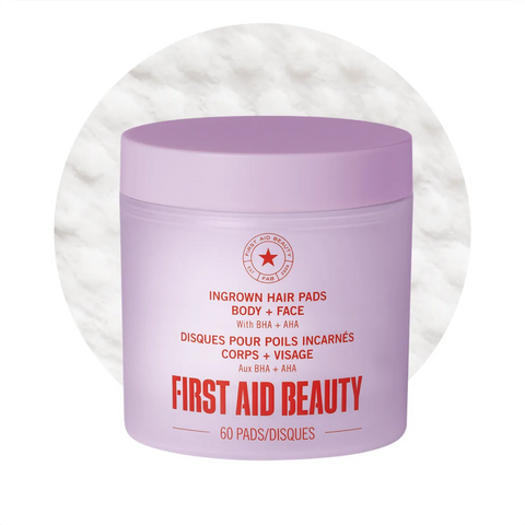 First Aid Beauty - Ingrown Hair Pads with BHA + AHA 60 Pads