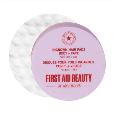First Aid Beauty - Ingrown Hair Pads with BHA + AHA 60 Pads