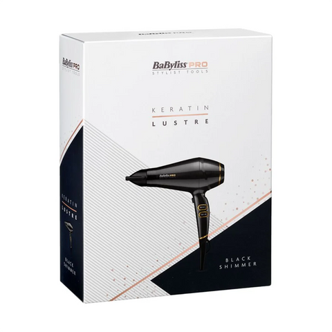 BaByliss Pro - Keratin Lustre Hair Dryer Black Shimmer Fantastic Look Albania Tirana