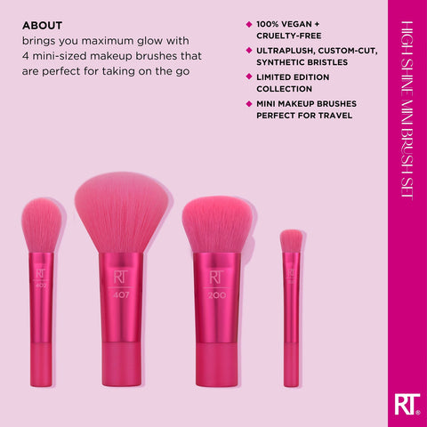 Real Techniques® - High Shine Mini Brush Set    Fantastic Look Albania Tirana