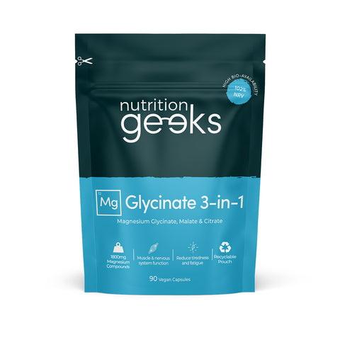 Nutrition Geeks - Magnesium Glycinate 3-in-1 90 Kapsula Fantastic Look Albania Tirana