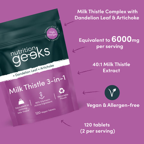 Nutrition Geeks - Milk Thistle 3-in-1 Fantastic Look Albania Tirana