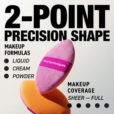 Real Techniques - Miracle 2-In-1 Powder Puff Fantastic Look Albania Tirana