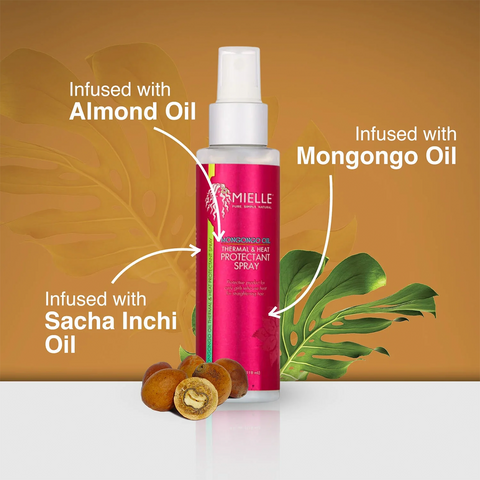 MIELLE - Mongongo Oil Thermal & Heat Protectant Spray    Fantastic Look Albania Tirana