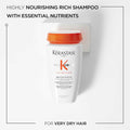 Kérastase - Nutritive Bain Satin Riche Shampoo Fantastic Look Albania Tirana