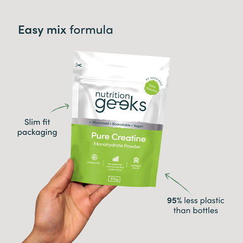 Nutrition Geeks - Pure Creatine Monohydrate Powder Fantastic Look Albania Tirana