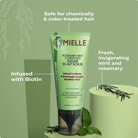 Mielle - Rosemary Mint Clarifying Sugar Scalp Scrub 170g Fantastic Look Albania Tirana