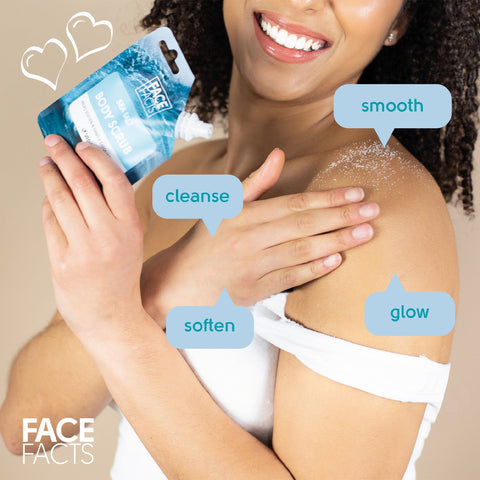 Face Facts - Sea Salt Dry Body Exfoliating Scrub Fantastic Look Albania Tirana