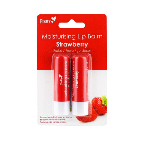 Pretty - Strawberry Moisturising Lip Balm Duo Fantastic Look Albania Tirana