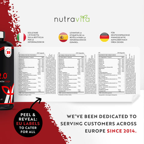 Nutravita - TESTOMAX 2.0 Supplements for Men 210 Vegan Capsules with Ashwagandha KS Fantastic Look Albania Tirana