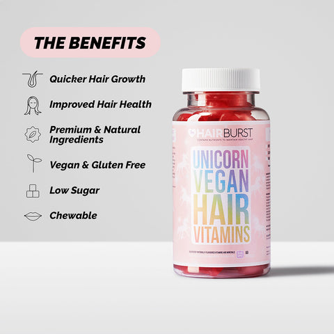 HAIRBURST - Unicorn Vegan Hair Vitamins    Fantastic Look Albania Tirana