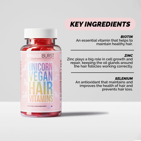 HAIRBURST - Unicorn Vegan Hair Vitamins    Fantastic Look Albania Tirana