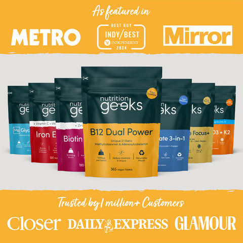 Nutrition Geeks - Vitamin B12 Dual Power Fantastic Look Albania Tirana