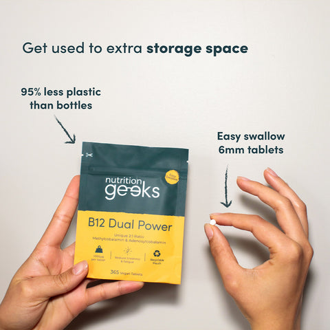 Nutrition Geeks - Vitamin B12 Dual Power Fantastic Look Albania Tirana